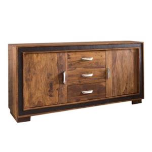 FineBuy Sideboard 160 cm breit und 80 cm hoch braun