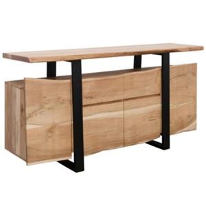FineBuy Sideboard 175 cm breit und 90 cm hoch braun