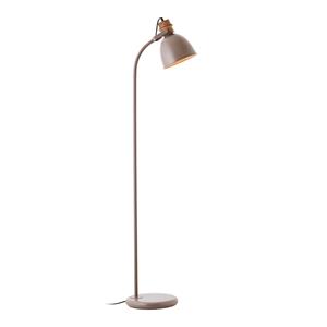 Brilliant Vloerlamp Erena, kop zwenkbaar, taupe