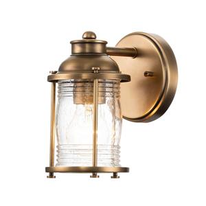 Quintiesse Badkamer wandlamp Ashland Bay, 1-lamp, messing