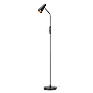 Markslöjd Vloerlamp Crest zwart beweegbare kap