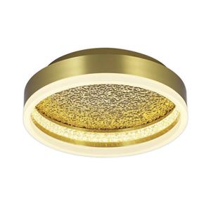HELL LED plafondlamp Moon van ijzer, messing, Ø 30 cm