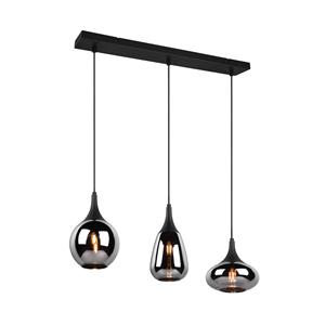 Trendhopper Hanglamp Lumina zwart mat Excl. 3x E14 2W