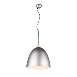 Reality Leuchten Hängeleuchte Jagger, einflammig, Ø 40 cm, nickel