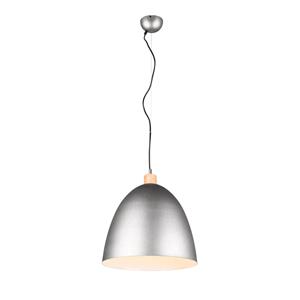 Reality Leuchten Hanglamp Jagger, 1-lamp, Ø 40 cm, nikkel