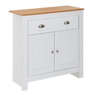 FineBuy Sideboard 79 cm breit und 81 cm hoch weiß