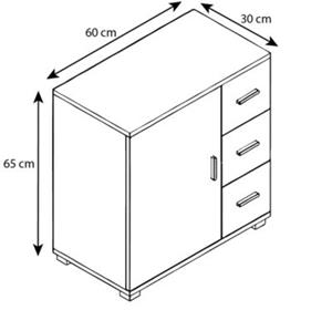 VCM Holz Badmöbel Midischrank Badregal Badschrank Badezimmer Schublade Zalo XL weiß-kombi