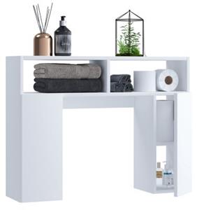 VCM Waschmaschinenumbauschrank Holz Wandregal Überbau WC Bad Regal Tinol S (1-St)