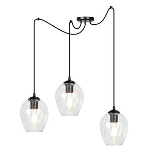 EMIBIG LIGHTING Hanglamp Starla decentraal 3-lamps helder