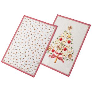 Villeroy & Boch Winter Bakery Delight Küchentücher Set 2-tlg - 100%  Baumwolle 50x70 cm