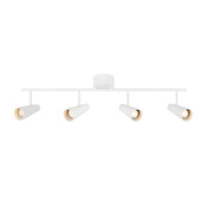 Markslöjd Plafondspot Crest metaal wit 4-lamps