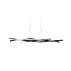 Trio -   Hanglamp Blaze Geborsteld aluminium  Aluminium