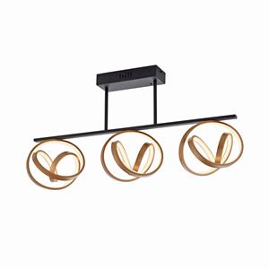 PAUL NEUHAUS LED plafondlamp Loop, dimbaar, 3-lamps