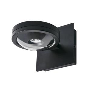 Megatron Solo Punto LED wandlamp, matzwart