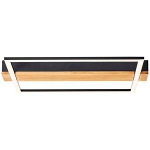 Brilliant AG Loneos LED LED Wand-& Deckenleuchte schwarz/holz