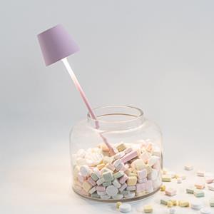 Zafferano Poldina micro acculamp IP65 roze