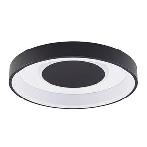 Lindby Izan LED plafondlamp, RBGW, zwart