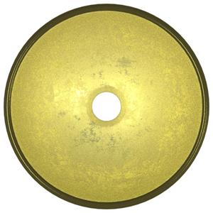 VIDAXL Waschbecken »Waschbecken Hartglas 30x12 cm Golden«
