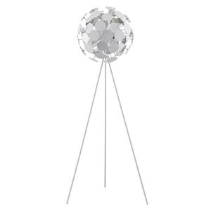 Lindby Dotani vloerlamp met bolkap, wit