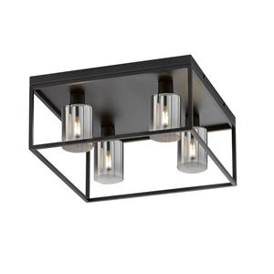 FISCHER & HONSEL Plafondlamp Iska, 4-lamps, 45x45cm