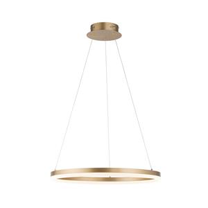 PAUL NEUHAUS LED hanglamp Titus, Ø 60 cm, messing mat