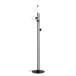 Euluna Vloerlamp 1073A1, 3-lamp, zwart