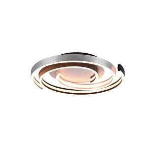 Trio Dimbare plafondlamp Caya metaal met zwart 641910205