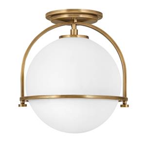 Quintiesse Plafondlamp Sommerset, 1-lamp, messing
