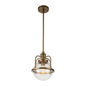 Quintiesse Hanglamp Tricocent, messing/helder, 1-lamp