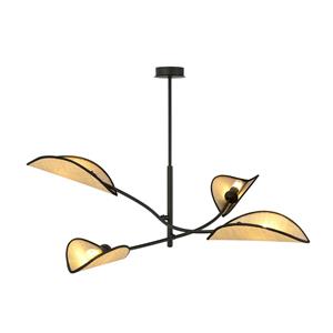 Emibig LOTUS 4 zwart/RATTAN