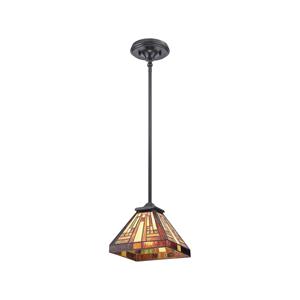 QUOIZEL Hängeleuchte Stephen, Tiffany-Design