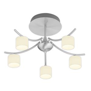 B-Leuchten LED plafondlamp Mila 5-lamps cilindervorm
