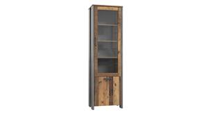 Stylefy Califfo Vitrine I Altes Holz Optik Beton Optik