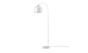 KHG Bogenleuchte, 1-flammig, chrom ¦ silber ¦ Maße (cm): B: 61 H: 149 T: 25,5  - Möbel Kraft