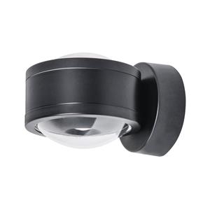 Megatron Due Punto LED wandlamp, matzwart