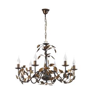 Euluna Kroonluchter Collana metaal 6-lamps brons