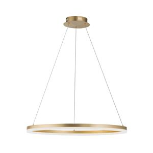 PAUL NEUHAUS LED-Hängeleuchte Titus, Ø 80 cm, messing matt