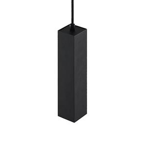 PRIOS Neliyah Hängeleuchte, eckig, schwarz, 1-fl.