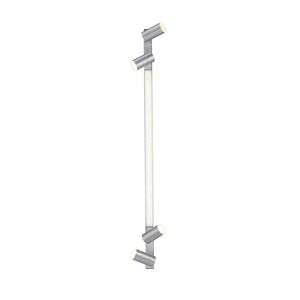 Pure Lines LED plafondlamp, 4-lamps, aluminium