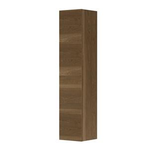 INK Badkamerkast - 36x37x169cm - 1 deur - verticaal gefreesd - eiken Massief eiken Aqua 1259574