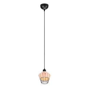 Reality Leuchten Hanglamp Borka, 1-lamp, Ø 17,5 cm, natuur