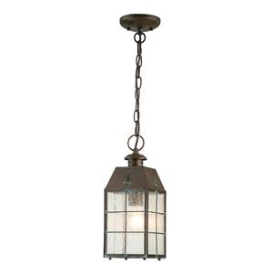 Quintiesse Buiten hanglamp Nantucket, zwart, 1-lamp