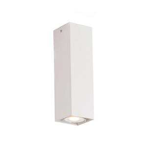 Eco-Light Downlight Fluke in eckiger Form Höhe 20 cm weiß