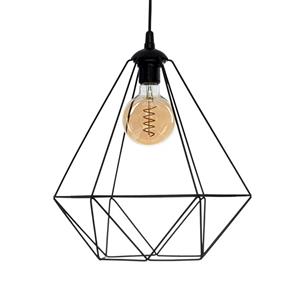Euluna Hanglamp Basket, zwart, 1-lamp