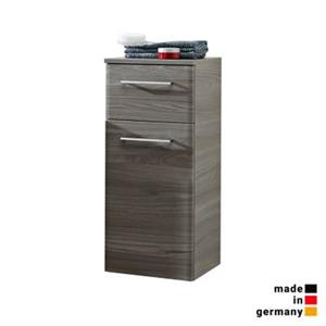 LOMADOX Badezimmer Unterschrank QUIMPER-66 in Sangallo Grau quer Nb., B/H/T: ca. 30/72/33 cm grau