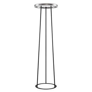 LUCANDE Seppe LED-Stehleuchte, Ø 50 cm, nickel