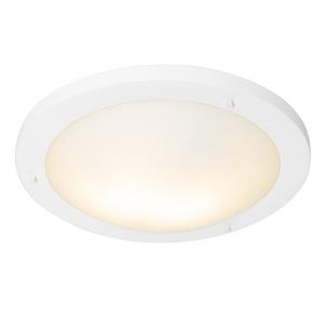 QAZQA Plafondlamp buiten yuma - Wit - Modern - D 41cm