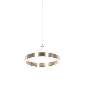 QAZQA LED Hanglamp lyani - Staal - Modern - D 30cm