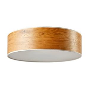 LeuchtNatur Discus plafondlamp 55cm eiken