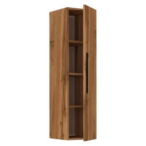 VCM Holz Wandregal Hängeregal Wandschrank Klappschrank Arila XL Senkrecht holzfarben